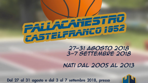 A fine agosto e inizio settembre torna il Camp Minibasket targato PC1952!