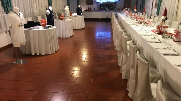 Cena sociale per la Pallacanestro Castelfranco 1952 al ristorante Rino Fior