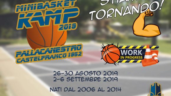 Anche nel 2019 dopo l’estate torna il Kamp Minibasket della PC1952!